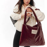 Taška Mom Bag STUDIO NOOS Burgundy Vegan Leather | Lavly.cz