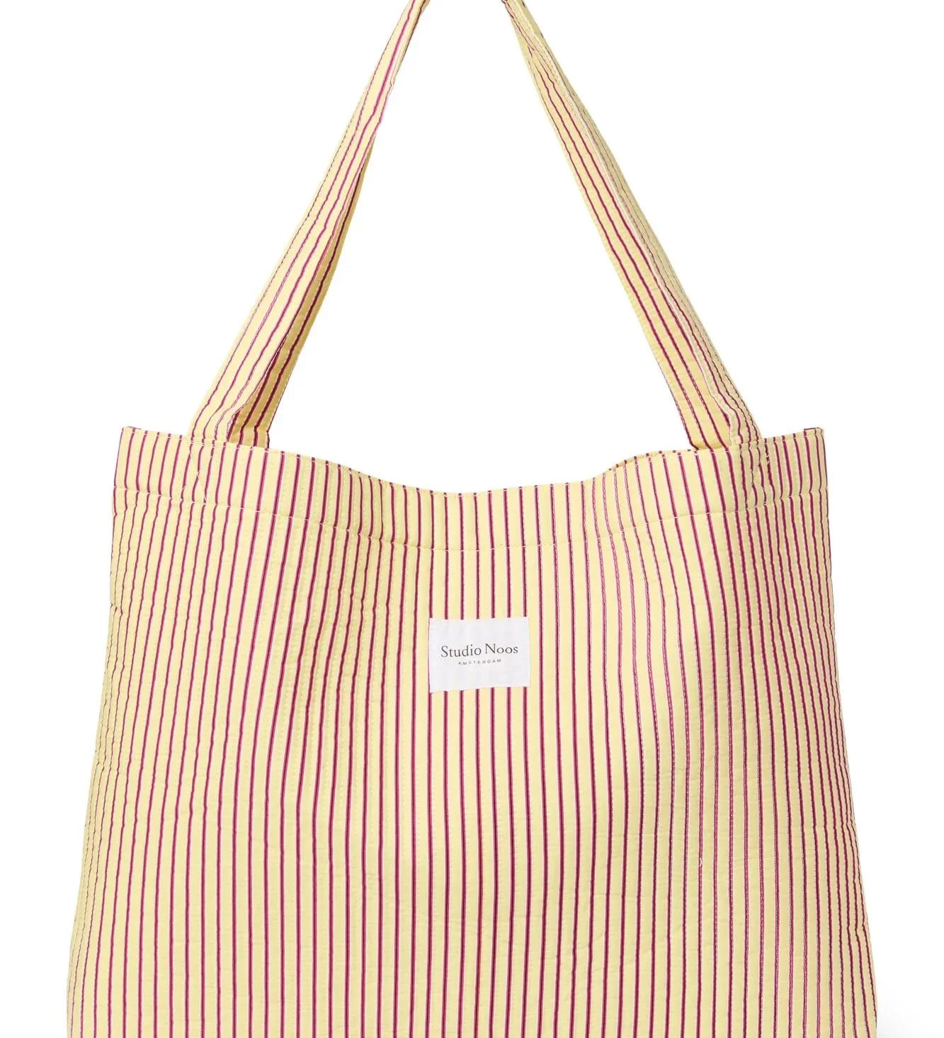 Taška Mom Bag STUDIO NOOS Butter Yellow Poplin Striped | Lavly.cz