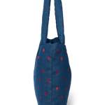 Taška Mom Bag STUDIO NOOS Dark Blue Red Hearts Denim | Lavly.cz
