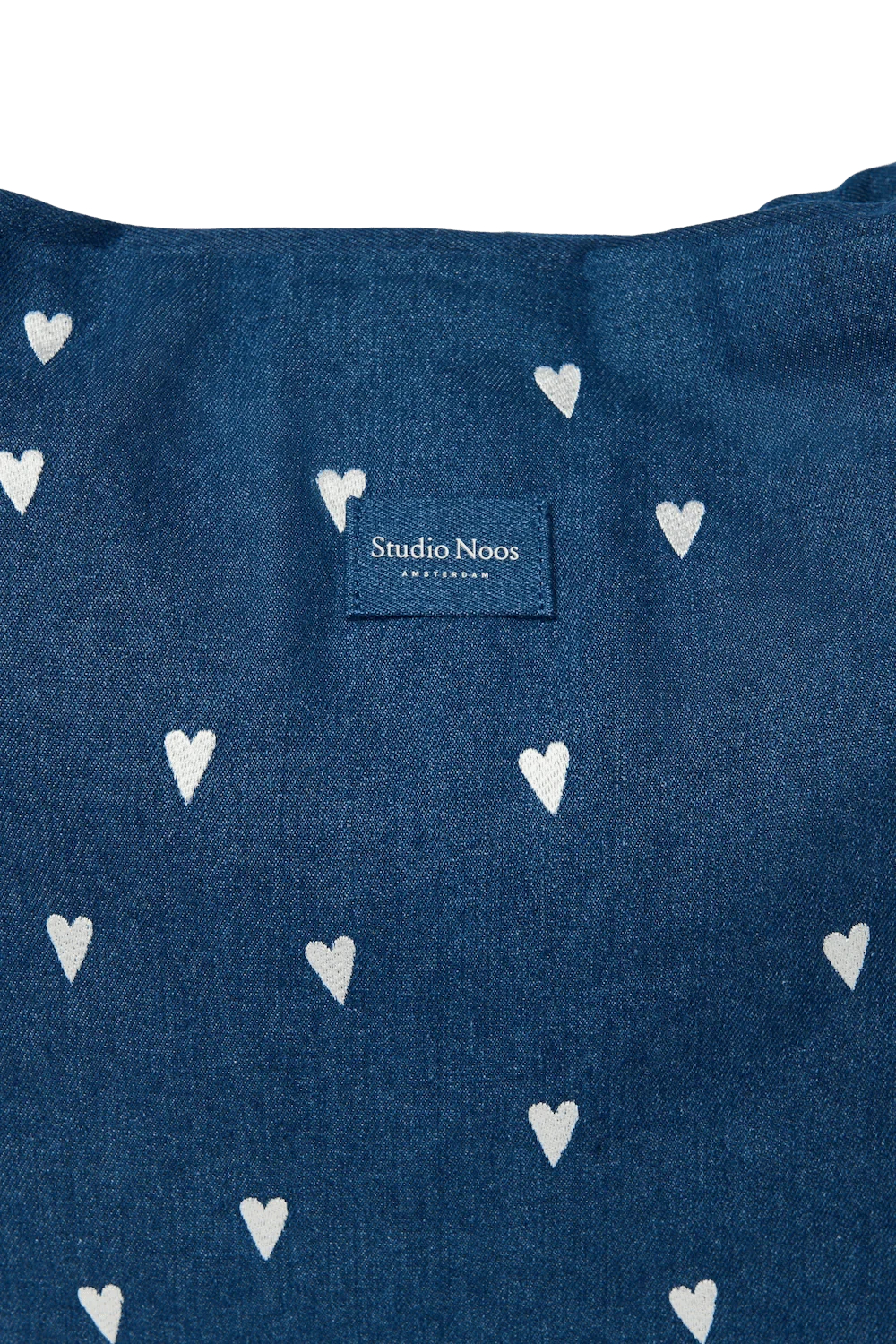 Taška Mom Bag STUDIO NOOS Dark Blue White Hearts Denim | Lavly.cz