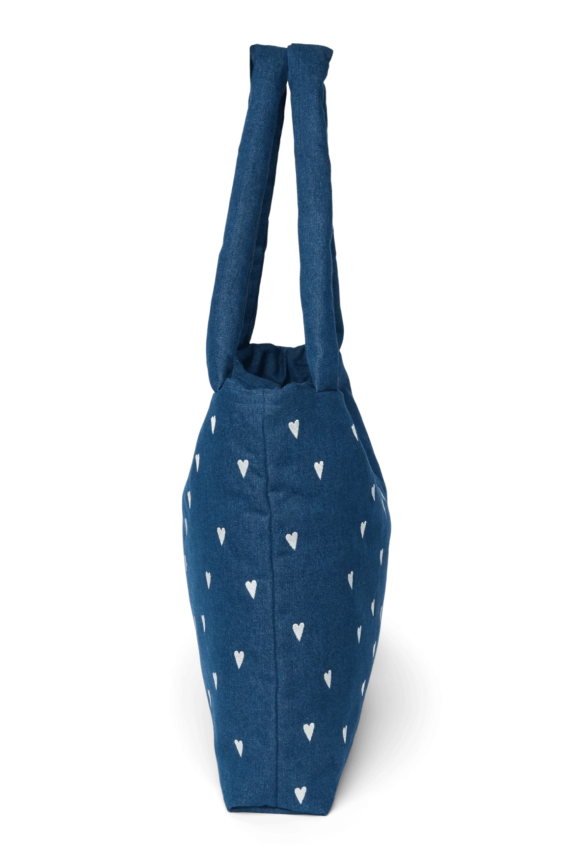 Taška Mom Bag STUDIO NOOS Dark Blue White Hearts Denim | Lavly.cz