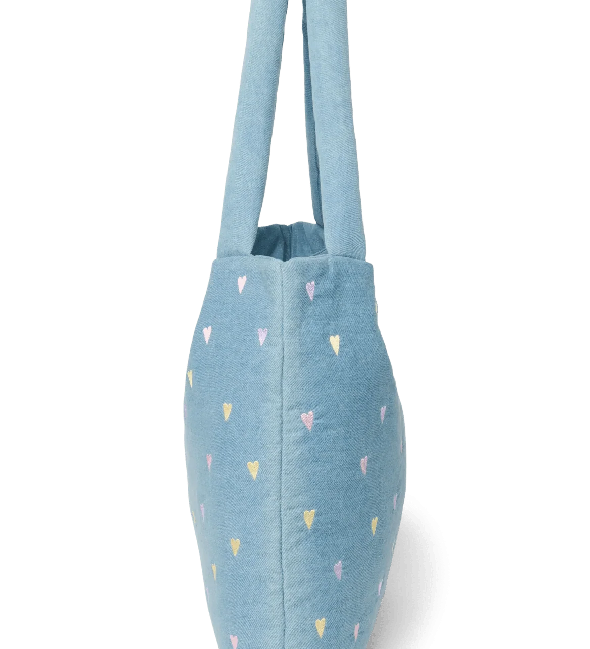 Taška Mom Bag STUDIO NOOS Light Blue Hearts Denim | Lavly.cz