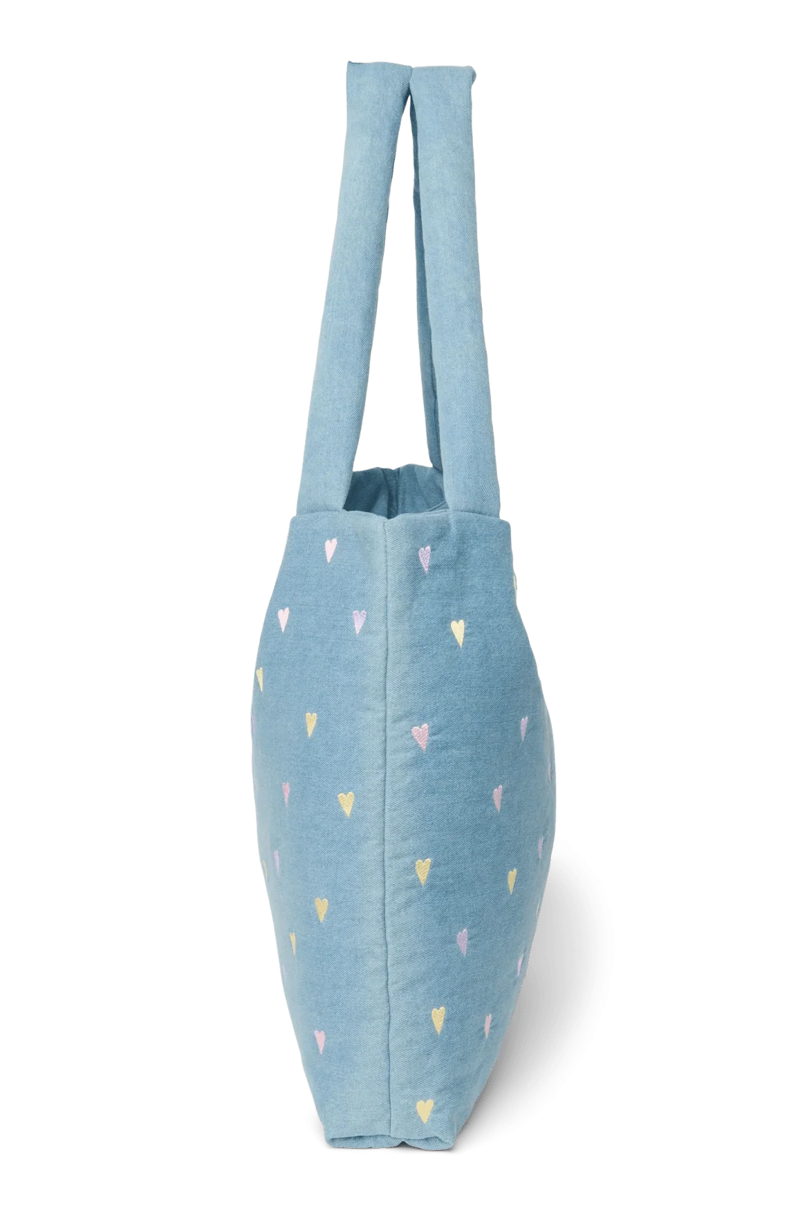 Taška Mom Bag STUDIO NOOS Light Blue Hearts Denim | Lavly.cz