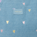 Taška Mom Bag STUDIO NOOS Light Blue Hearts Denim | Lavly.cz