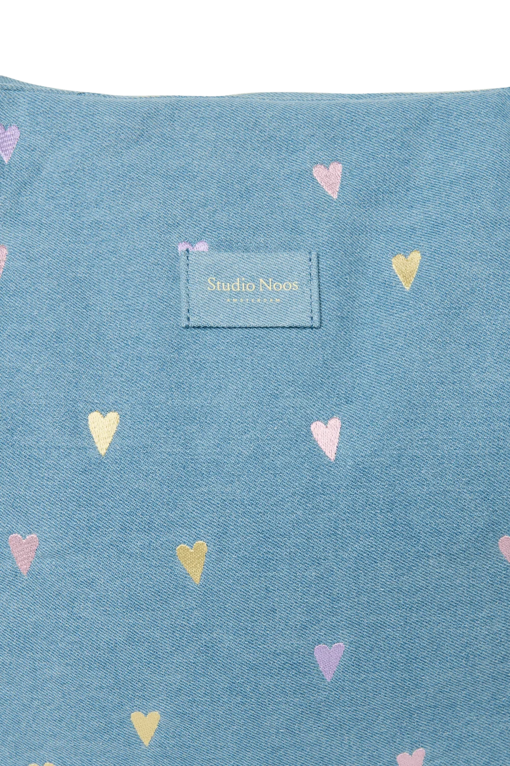 Taška Mom Bag STUDIO NOOS Light Blue Hearts Denim | Lavly.cz