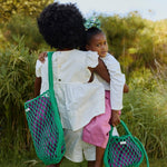 Taška Mom Bag STUDIO NOOS Macrame Green Purple - Green | Lavly.cz