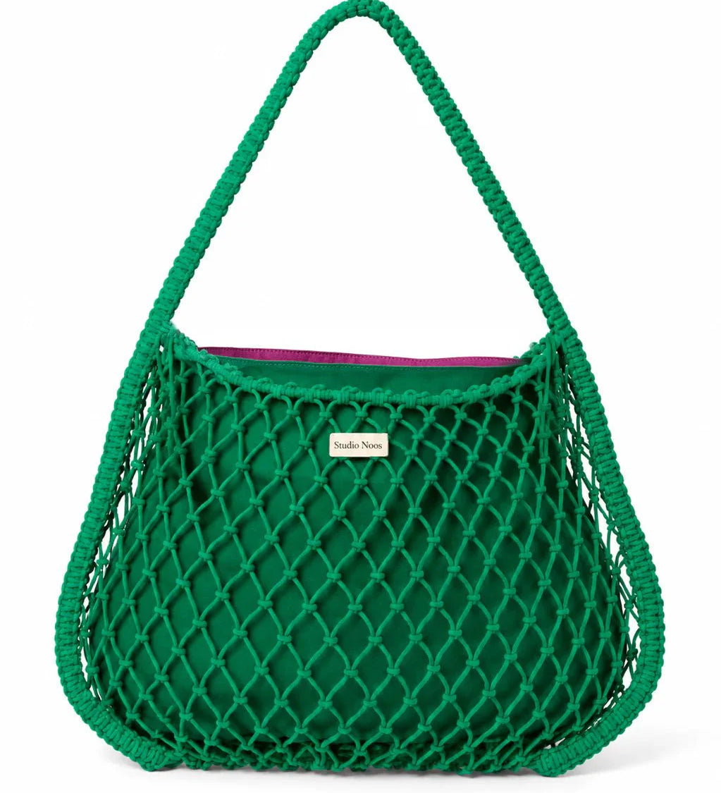Taška Mom Bag STUDIO NOOS Macrame Green Purple - Green | Lavly.cz