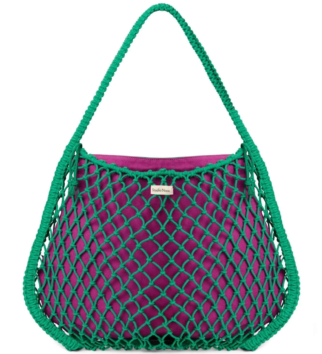 Taška Mom Bag STUDIO NOOS Macrame Green Purple - Green | Lavly.cz