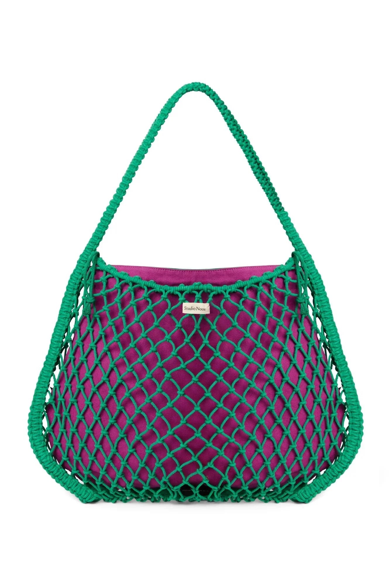 Taška Mom Bag STUDIO NOOS Macrame Green Purple - Green | Lavly.cz