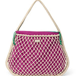 Taška Mom Bag STUDIO NOOS Macrame Natural Purple - Green | Lavly.cz