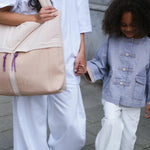 Taška Mom Bag STUDIO NOOS Oatmeal Patchwork | Lavly.cz