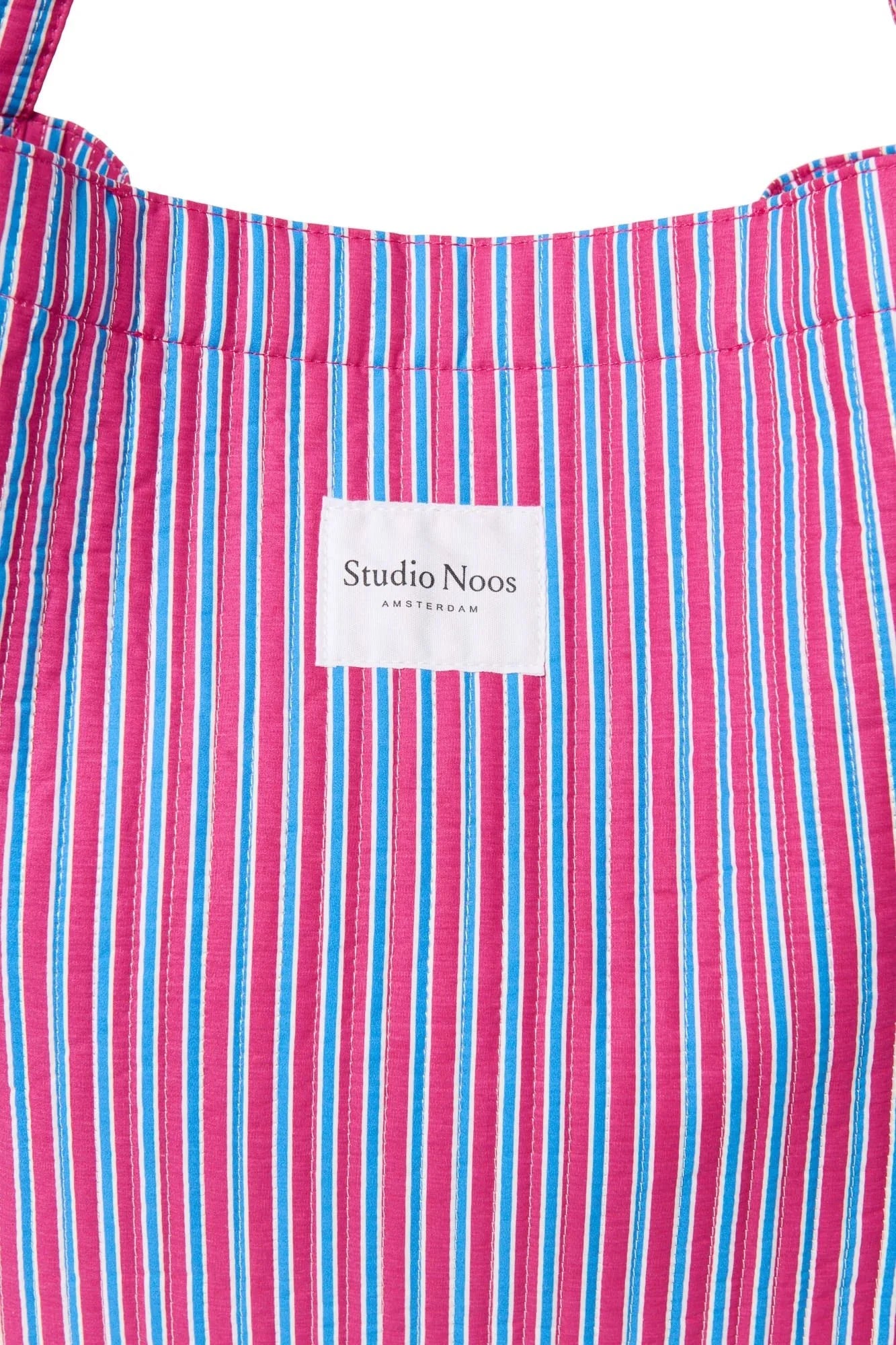 Taška Mom Bag STUDIO NOOS Raspberry Poplin Striped | Lavly.cz