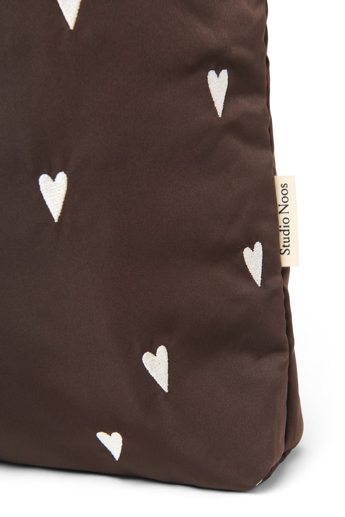 Taška STUDIO NOOS Brown Hearts Puffy | Stylové doplňky pro děti a ženy | Lavly.cz