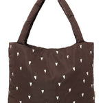 Taška STUDIO NOOS Brown Hearts Puffy | Stylové doplňky pro děti a ženy | Lavly.cz