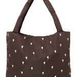 Taška STUDIO NOOS Brown Hearts Puffy | Stylové doplňky pro děti a ženy | Lavly.cz