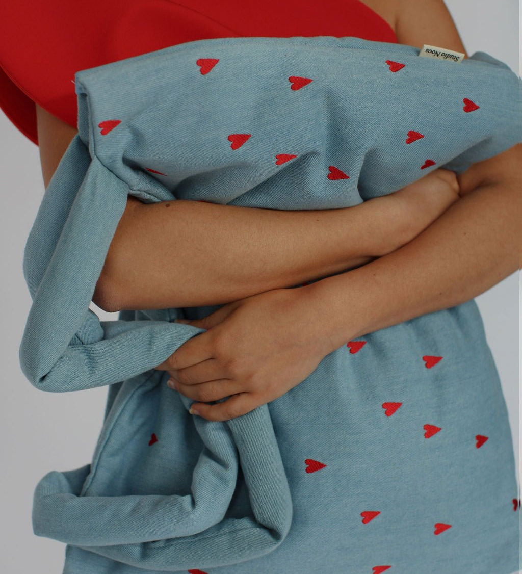 Taška STUDIO NOOS Denim Hearts | Stylové doplňky pro děti a ženy | Lavly.cz