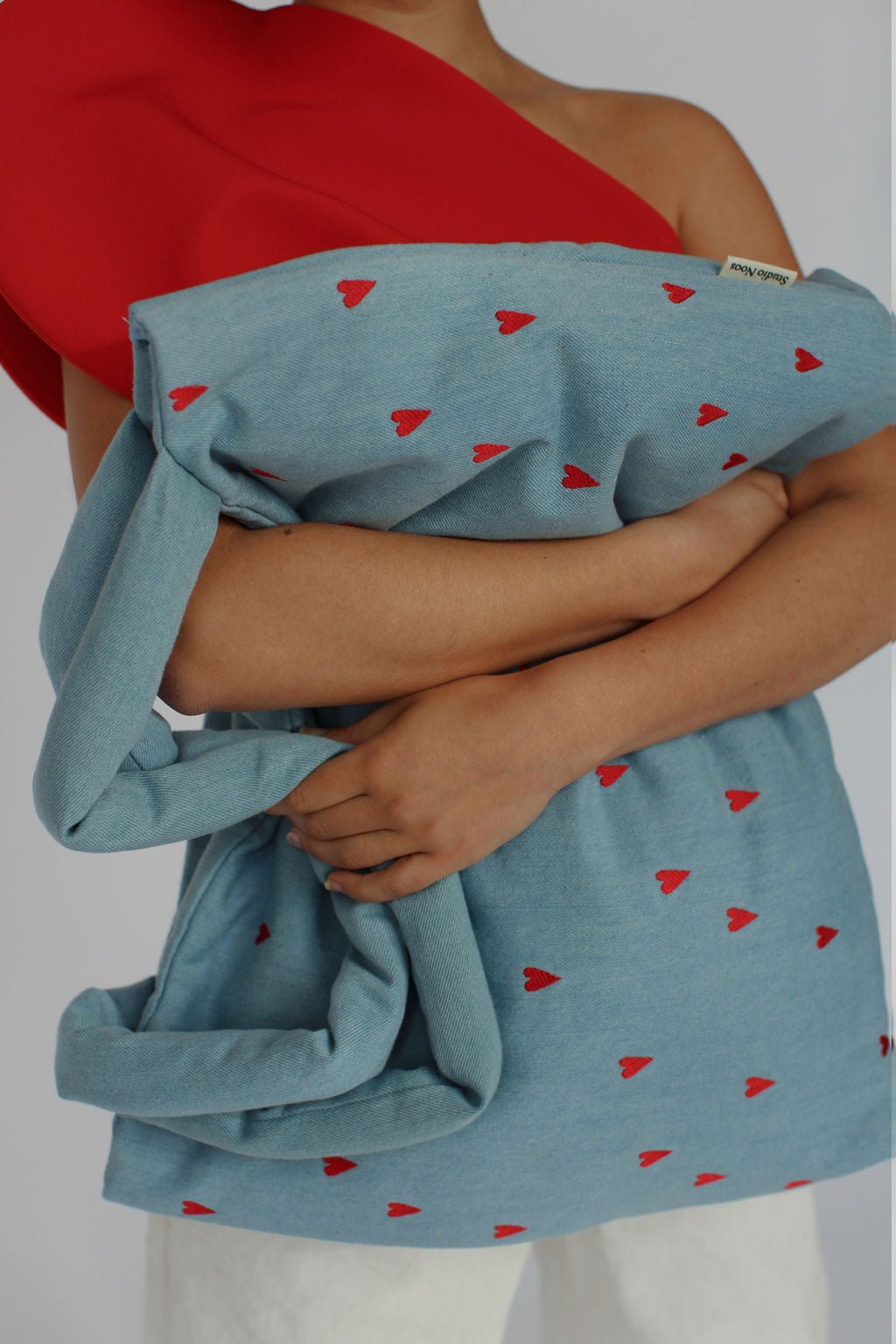 Taška STUDIO NOOS Denim Hearts | Stylové doplňky pro děti a ženy | Lavly.cz