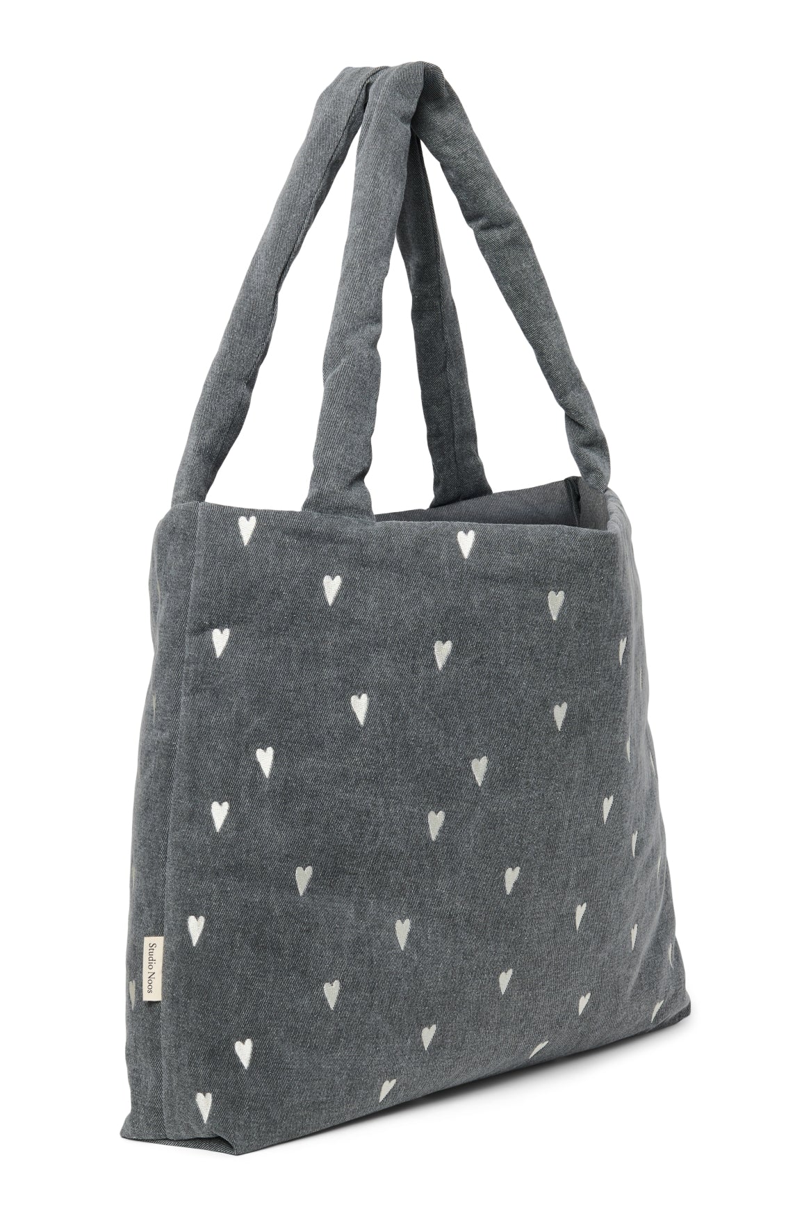 Taška STUDIO NOOS Grey Denim Hearts | Stylové doplňky pro děti a ženy | Lavly.cz