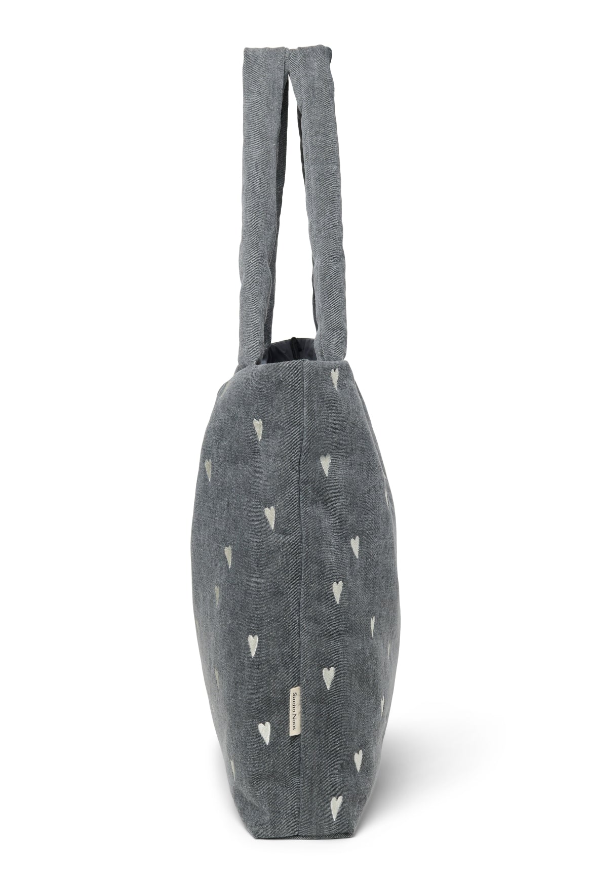 Taška STUDIO NOOS Grey Denim Hearts | Stylové doplňky pro děti a ženy | Lavly.cz