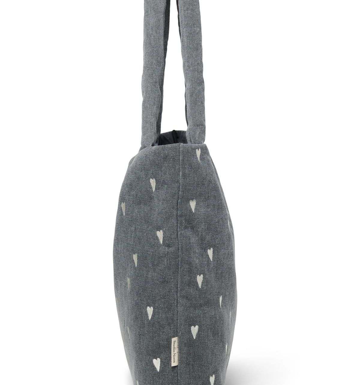 Taška STUDIO NOOS Grey Denim Hearts | Stylové doplňky pro děti a ženy | Lavly.cz