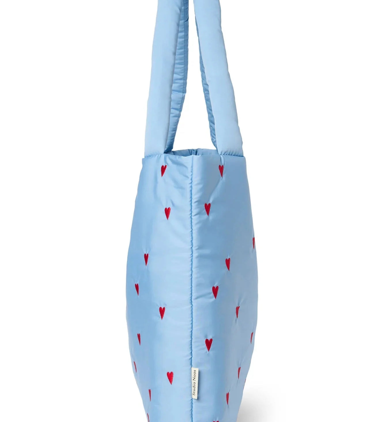 Taška STUDIO NOOS Light Blue Hearts Puffy | Lavly.cz