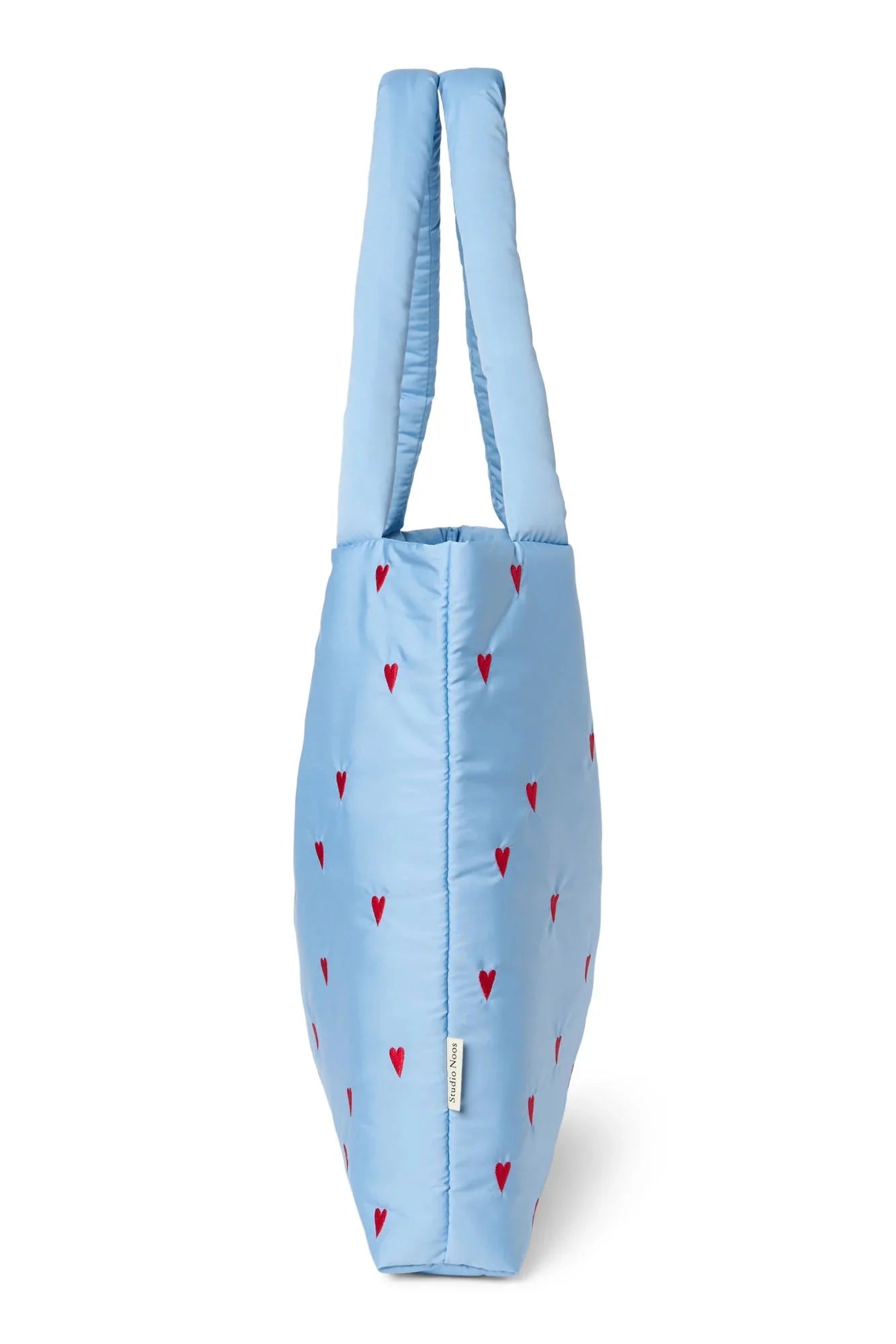 Taška STUDIO NOOS Light Blue Hearts Puffy | Lavly.cz