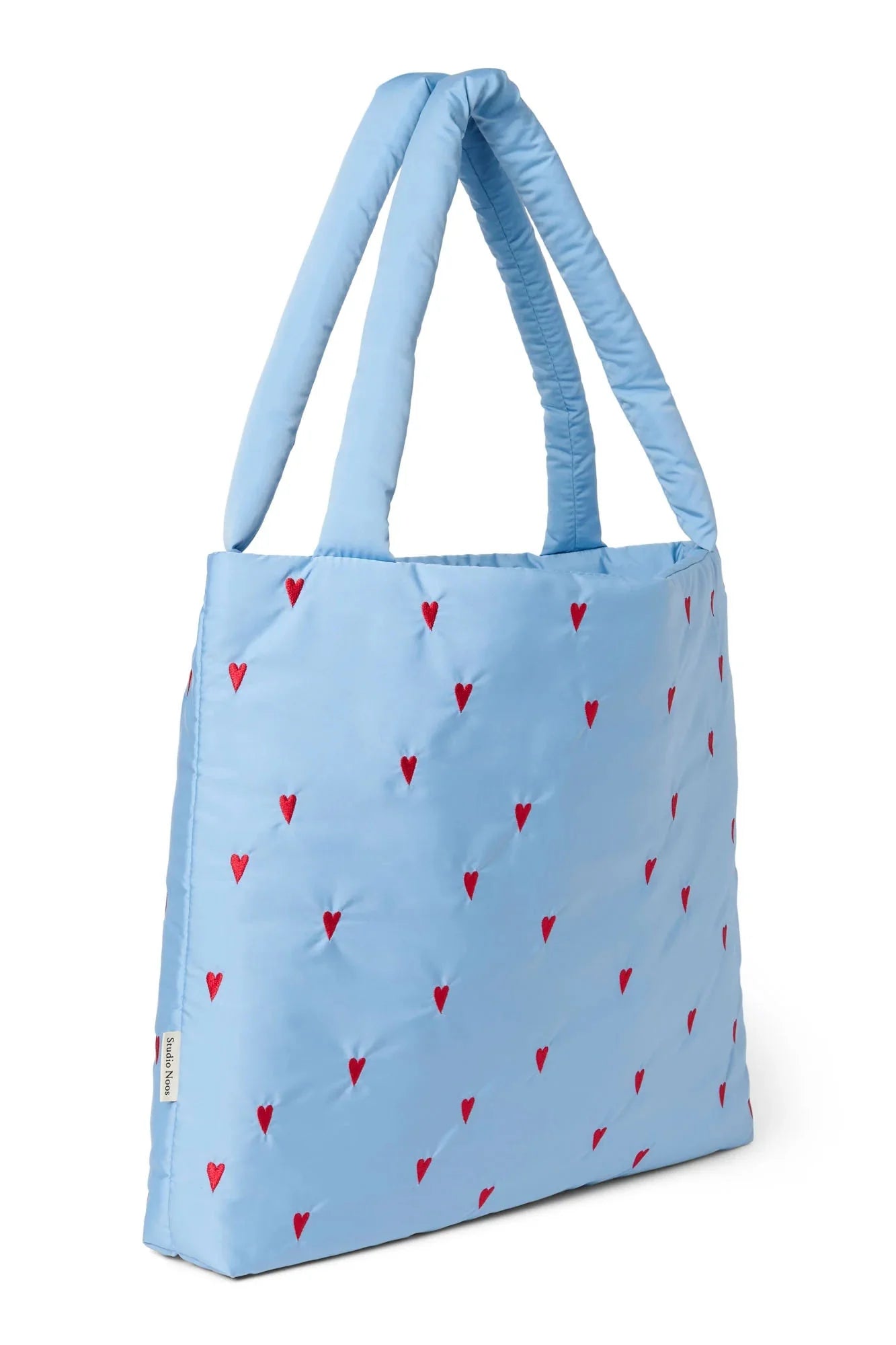 Taška STUDIO NOOS Light Blue Hearts Puffy | Lavly.cz