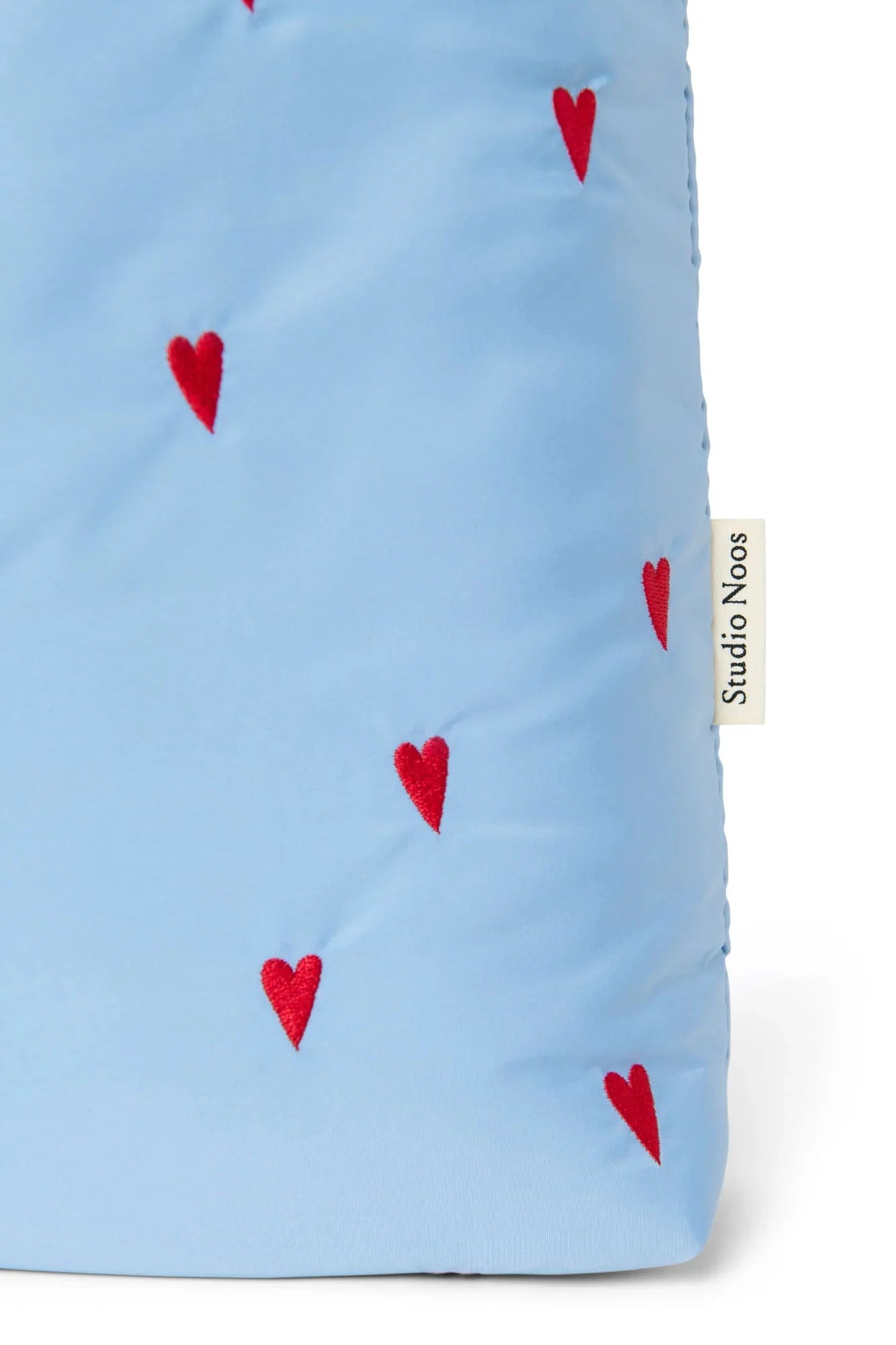 Taška STUDIO NOOS Light Blue Hearts Puffy | Lavly.cz