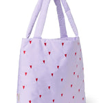Taška STUDIO NOOS Purple Hearts Puffy | Lavly.cz