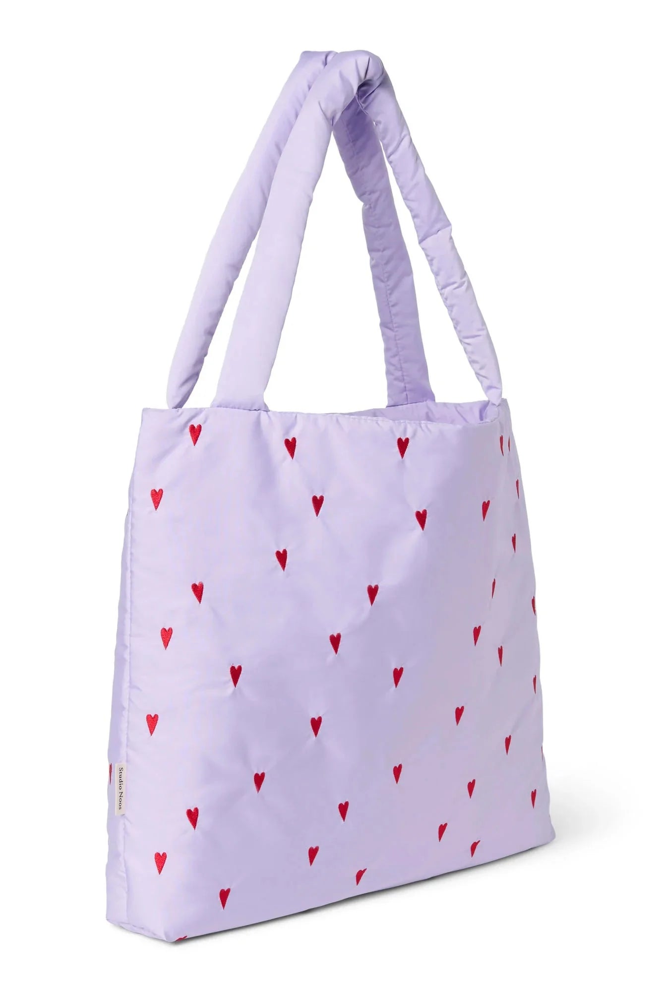 Taška STUDIO NOOS Purple Hearts Puffy | Lavly.cz
