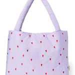Taška STUDIO NOOS Purple Hearts Puffy | Lavly.cz