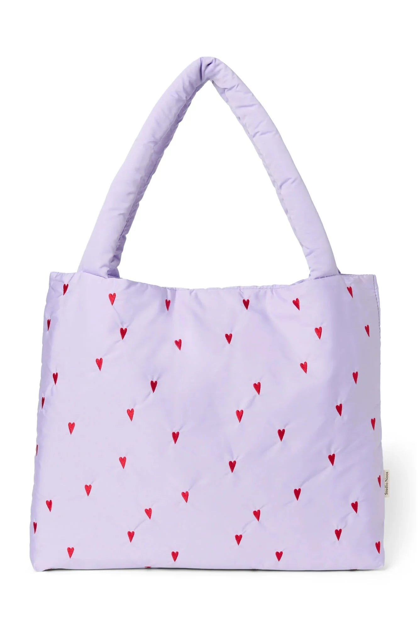 Taška STUDIO NOOS Purple Hearts Puffy | Lavly.cz