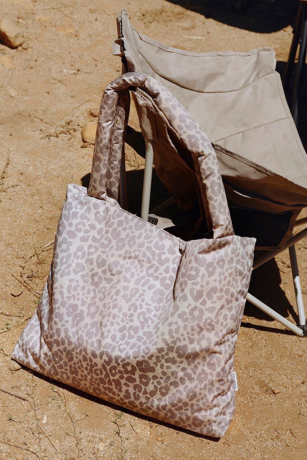 Taška STUDIO NOOS Tonal Beige Leopard Puffy | Lavly.cz