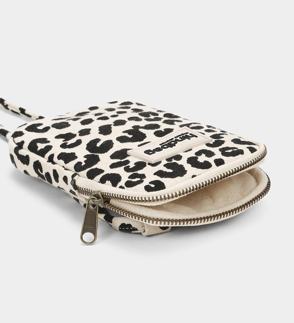 Taštička na mobil HINDBAG Bill Leopard Off - white | Stylové doplňky pro děti a ženy | Lavly.cz