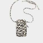 Taštička na mobil HINDBAG Bill Leopard Off - white | Stylové doplňky pro děti a ženy | Lavly.cz
