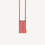 Taštička na mobil THE STICKY SIS CLUB Knitted Stripes Cerise + Ballet | Lavly.cz