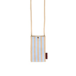 Taštička na mobil THE STICKY SIS CLUB Knitted Stripes Marzipan + Sky | Lavly.cz