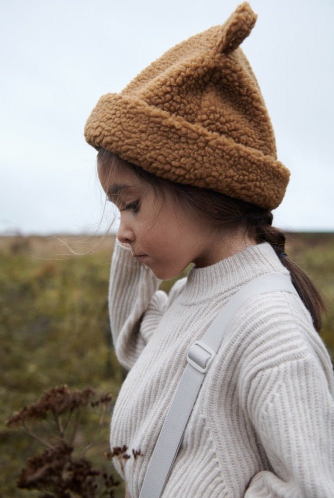 Teddy čepice LIEWOOD Bibi Golden Caramel | Stylové doplňky pro děti a ženy | Lavly.cz