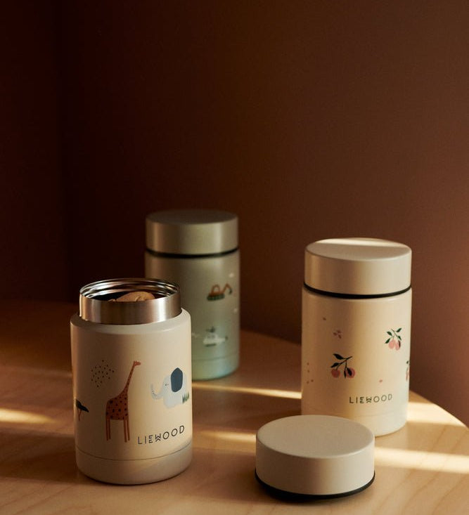 Termo - dóza LIEWOOD Nadja Peach / Sea Shell Mix 250 ml | Stylové doplňky pro děti a ženy | Lavly.cz