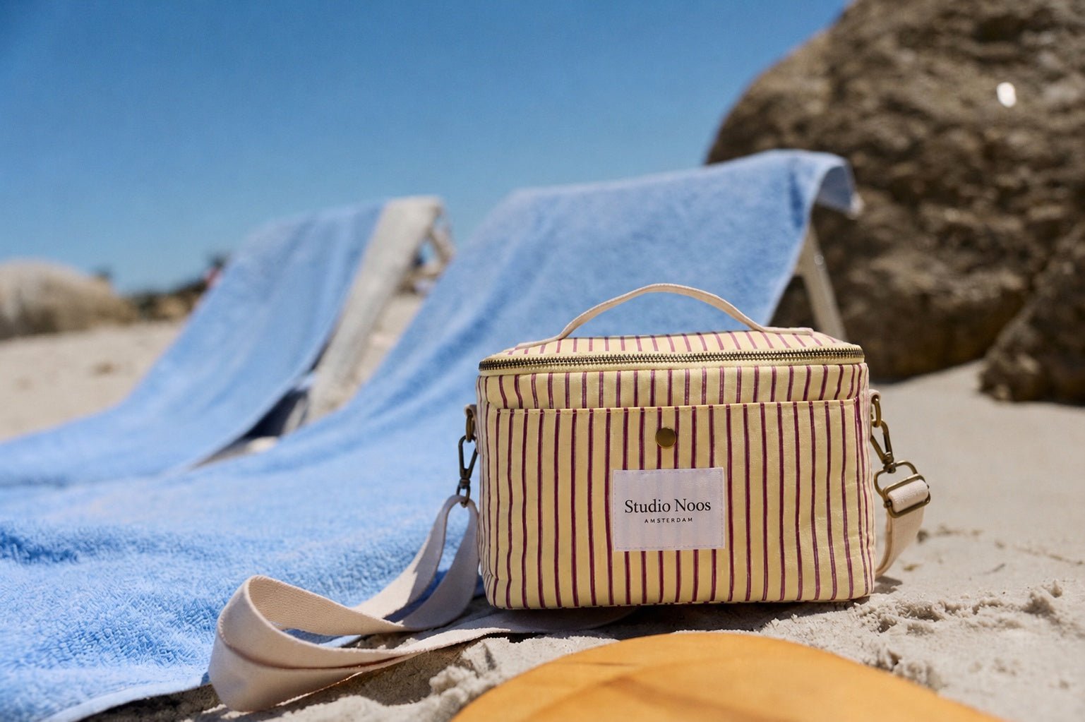 Termo - taška STUDIO NOOS Butter Yellow Poplin Striped | Lavly.cz