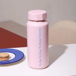 Termoska DESIGN LETTERS To Go To Stay Pink 500 ml | Lavly.cz