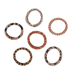 Textilní gumičky do vlasů VAN PAULINE 6 kusů | Stylové doplňky pro děti a ženy | Lavly.cz