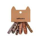 Textilní gumičky do vlasů VAN PAULINE 6 kusů | Stylové doplňky pro děti a ženy | Lavly.cz