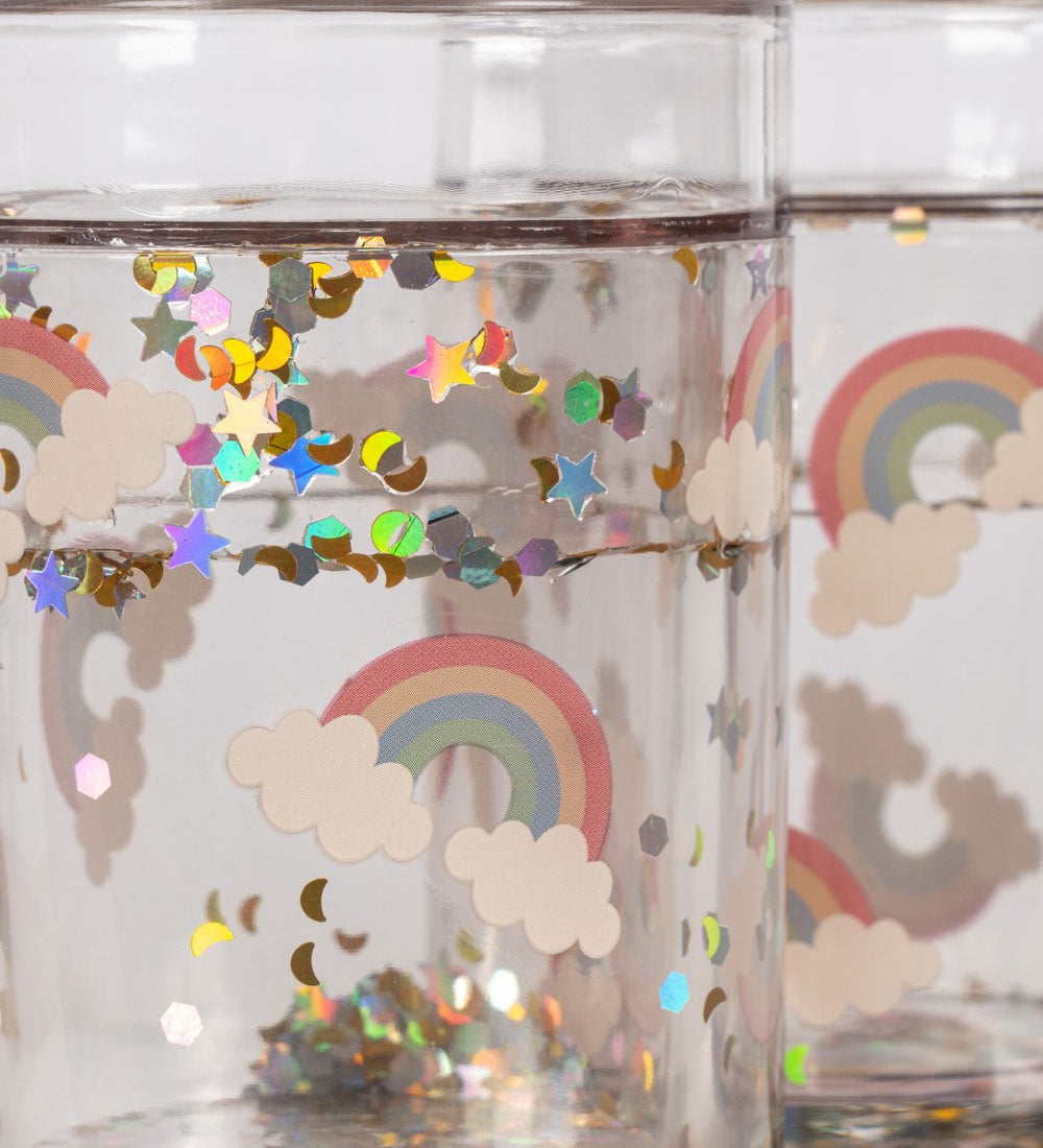 Třpytivé hrníčky KONGES SLOJD Duhy 2 kusy | Stylové doplňky pro děti a ženy | Lavly.cz