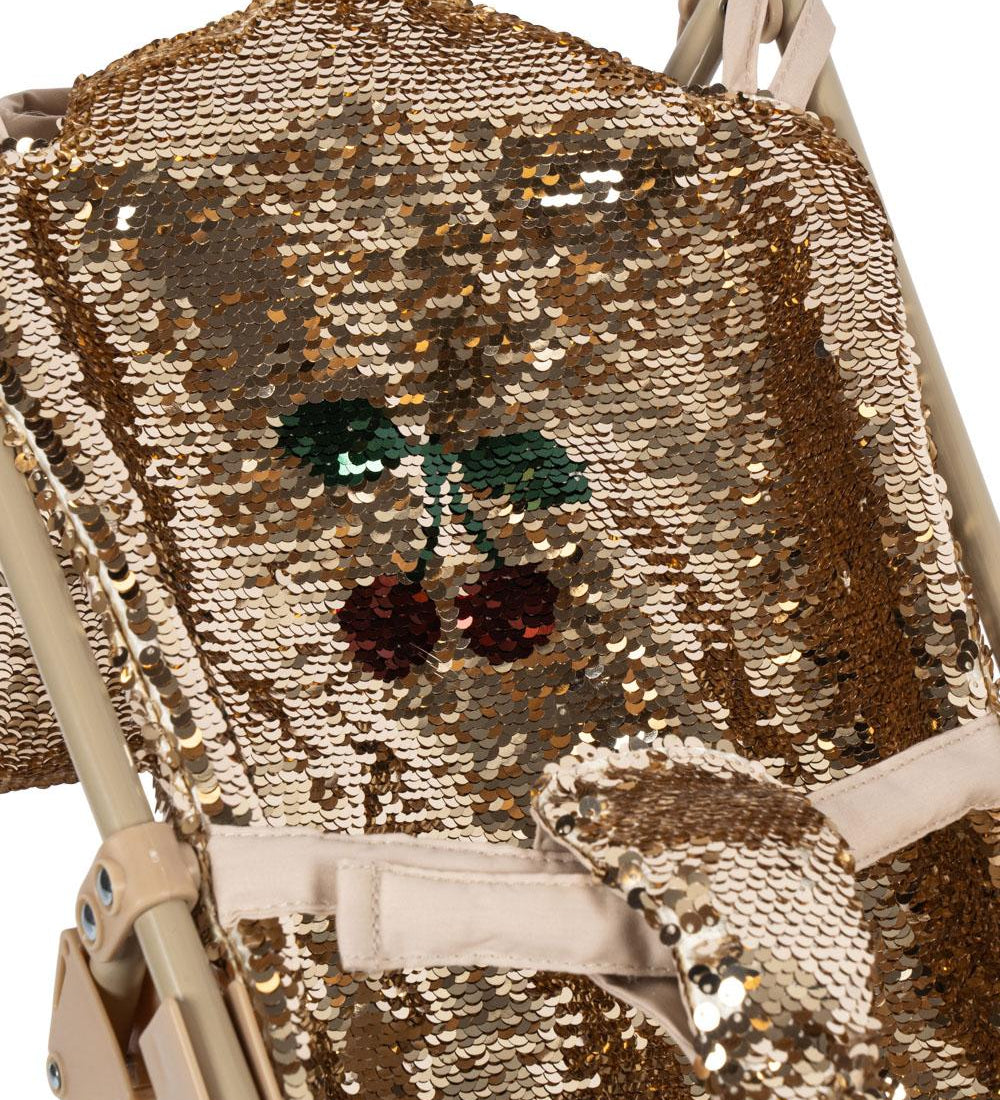 Třpytivý kočárek pro panenky KONGES SLOJD Sparkly Cherry | Stylové doplňky pro děti a ženy | Lavly.cz