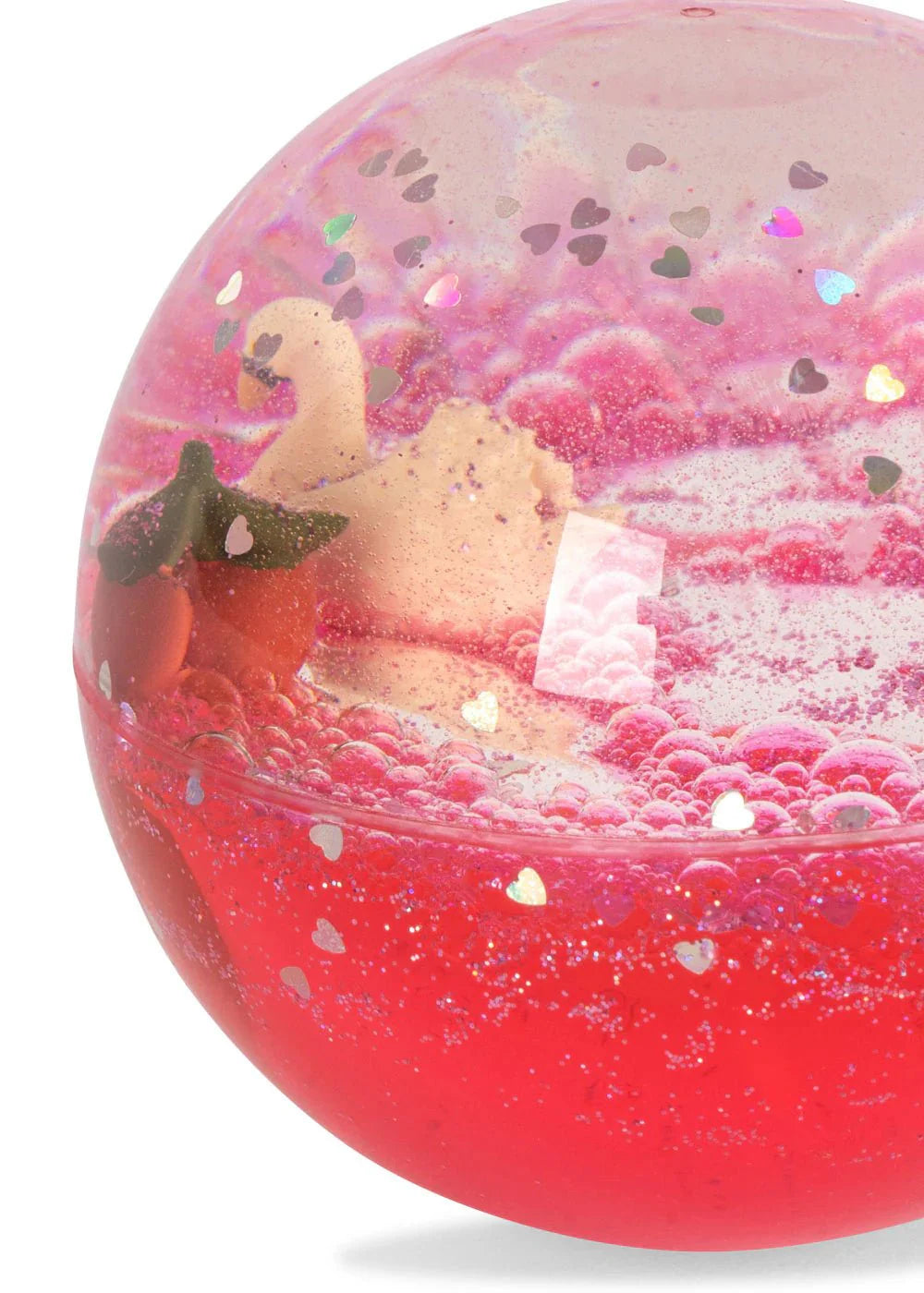 Třpytivý míček s vodou KONGES SLOJD Cherry | Lavly.cz