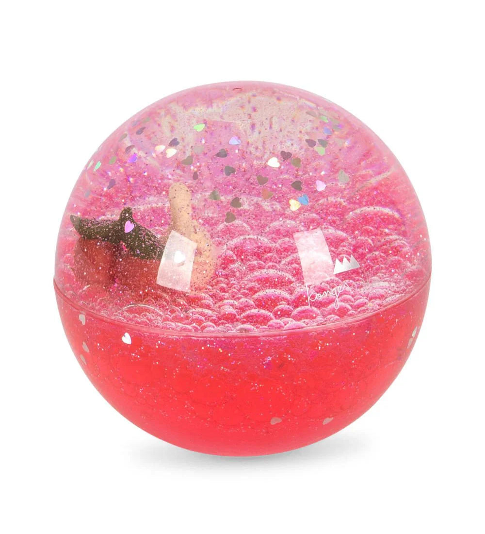 Třpytivý míček s vodou KONGES SLOJD Cherry | Lavly.cz