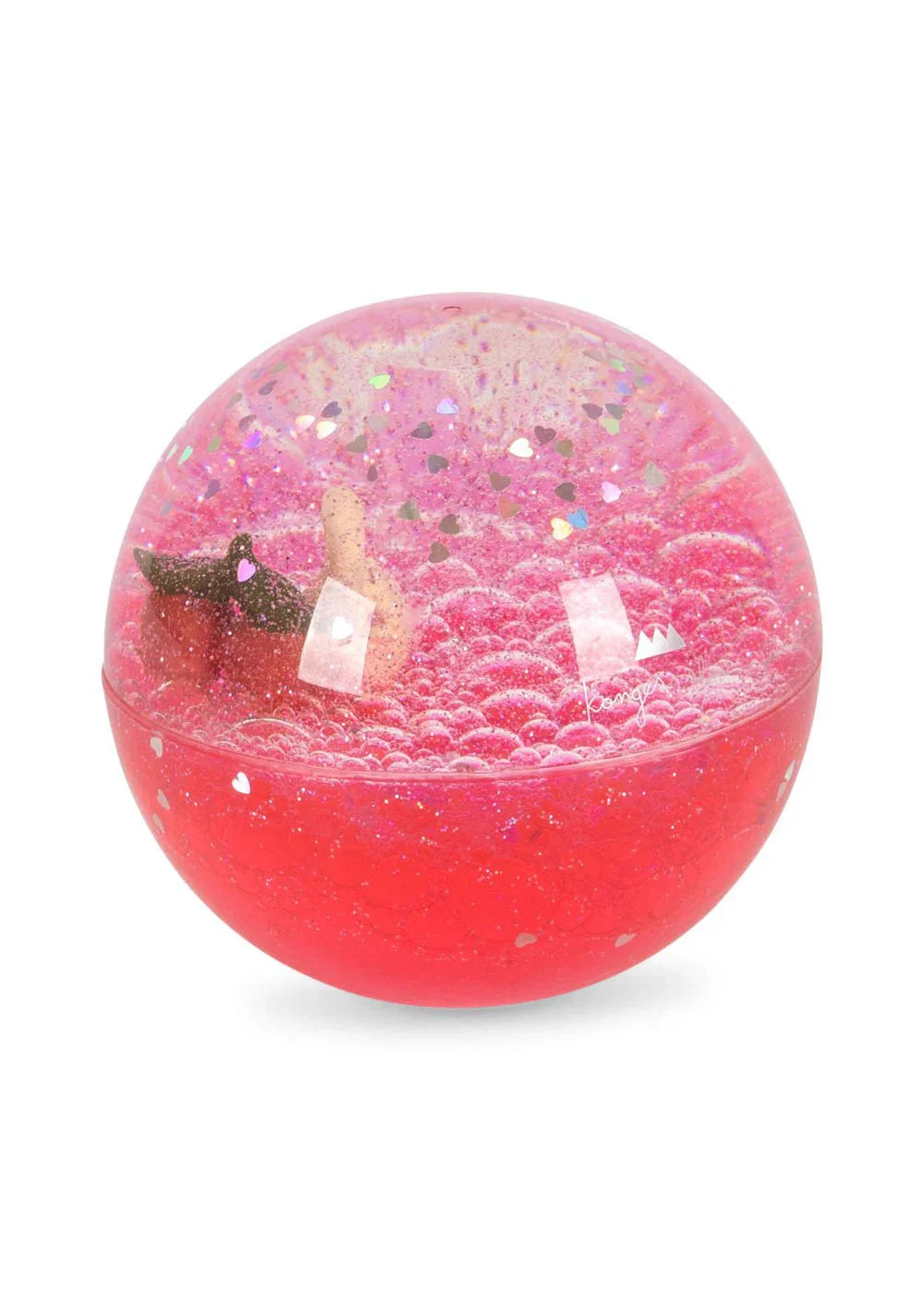 Třpytivý míček s vodou KONGES SLOJD Cherry | Lavly.cz