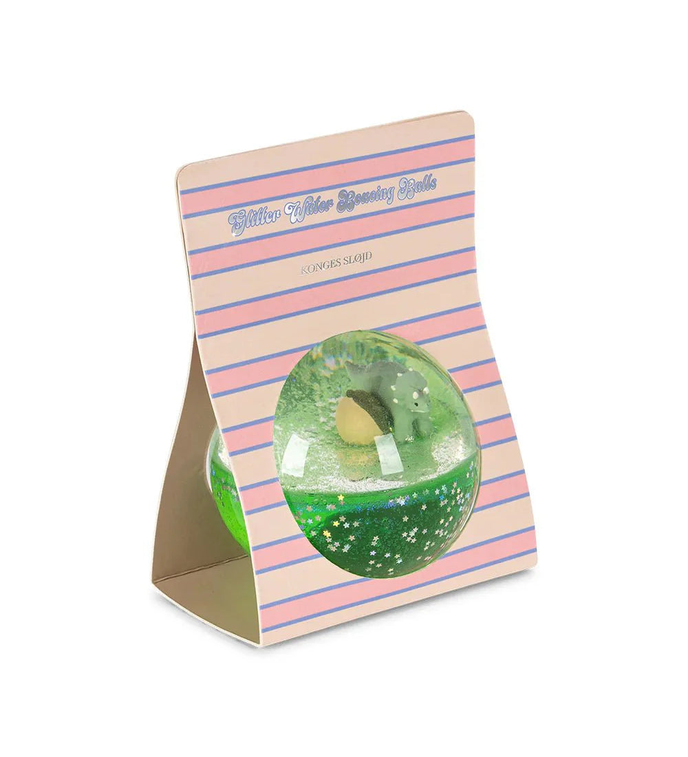 Třpytivý míček s vodou KONGES SLOJD Lemon | Lavly.cz