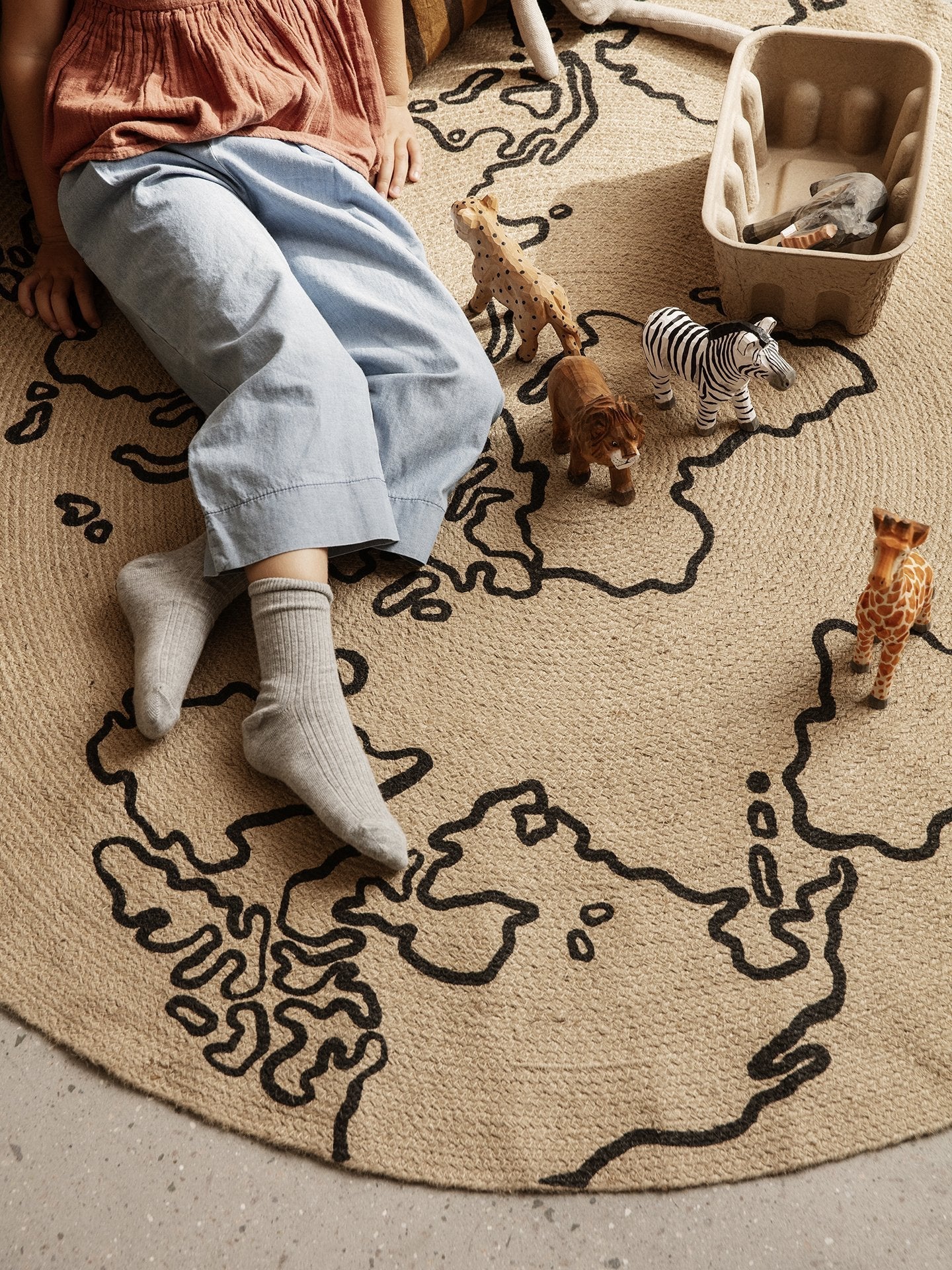 Úložné boxíky s víkem FERM LIVING - Paper Pulp S | Stylové doplňky pro děti a ženy | Lavly.cz